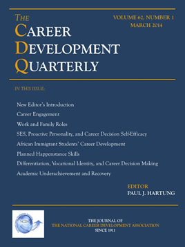cover of the Career Developments Quarterly